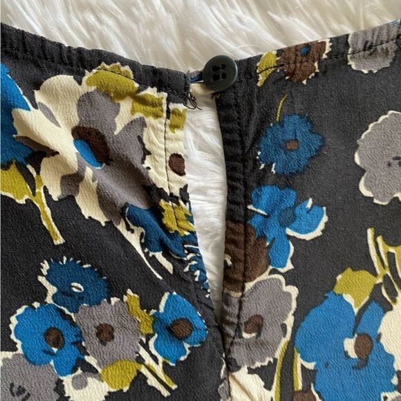 Boden Floral Dress Keyhole Back Lightweight Womens Size 6 - Picture 4 of 8